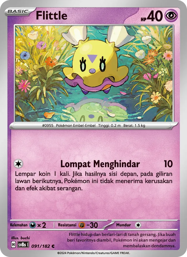 Kartu Flittle dari Kilat Rasi, nomor 091/182