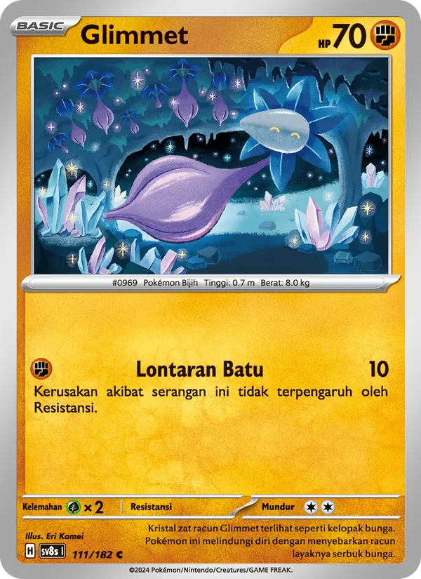 Kartu Glimmet dari Kilat Rasi, nomor 111/182