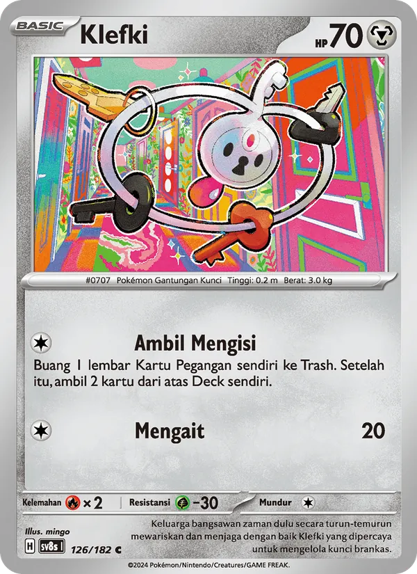 Kartu Klefki dari Kilat Rasi, nomor 126/182