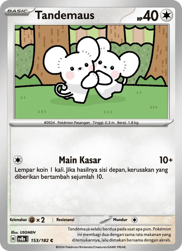 Kartu Tandemaus dari Kilat Rasi, nomor 153/182