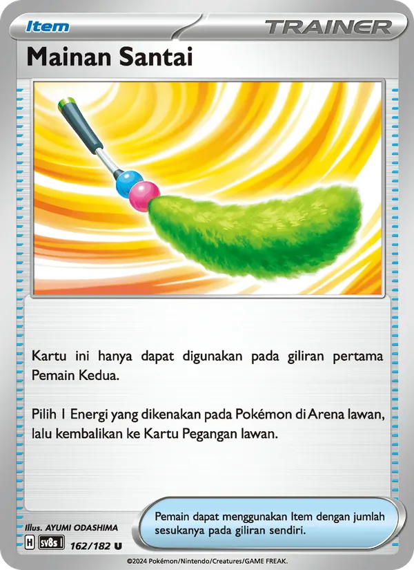 Kartu Mainan Santai dari Kilat Rasi, nomor 162/182