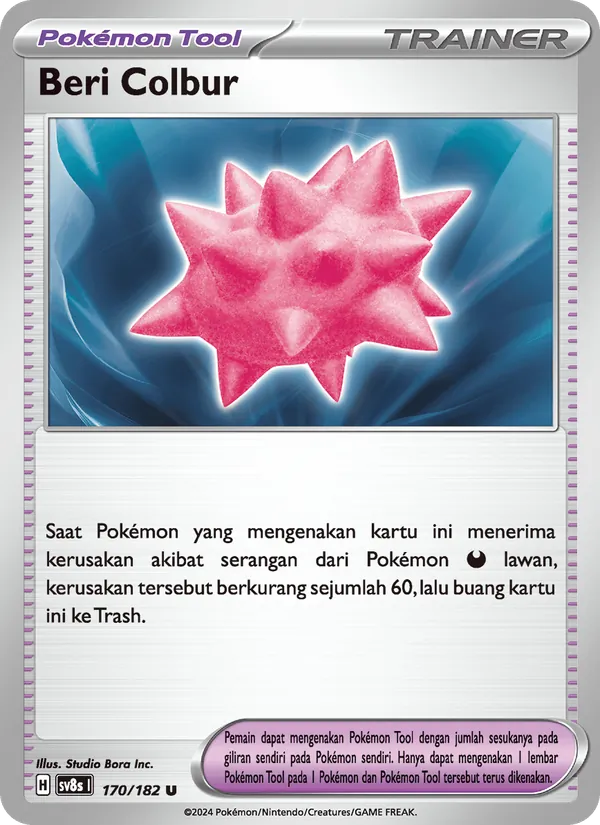 Kartu Beri Colbur dari Kilat Rasi, nomor 170/182