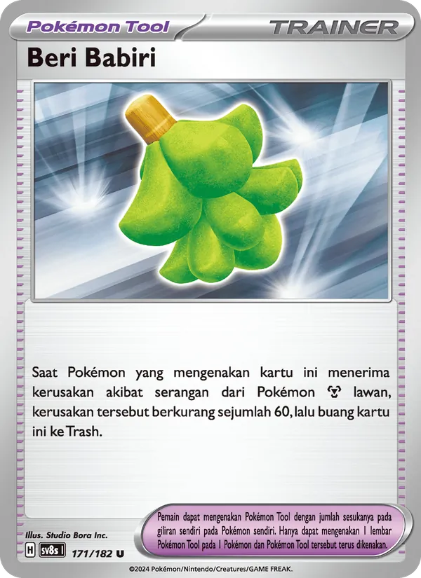 Kartu Beri Babiri dari Kilat Rasi, nomor 171/182