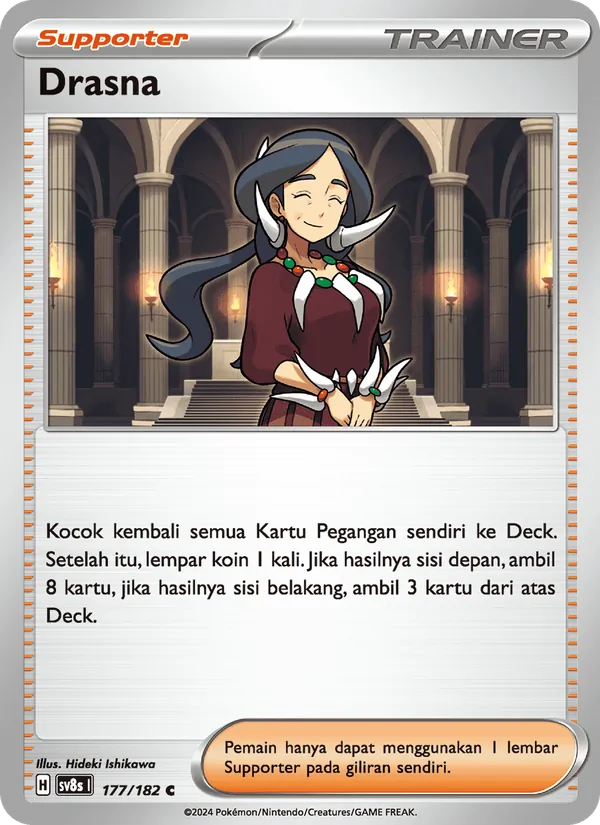 Kartu Drasna dari Kilat Rasi, nomor 177/182