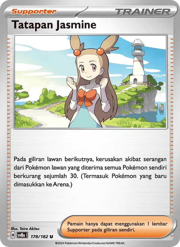 Kartu Tatapan Jasmine dari Kilat Rasi, nomor 178/182
