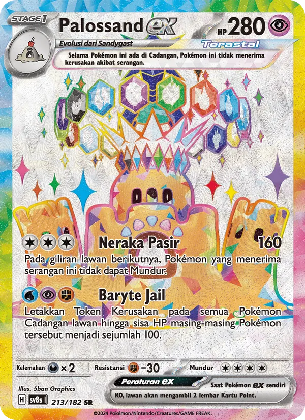 Kartu Palossand ex dari Kilat Rasi, nomor 213/182