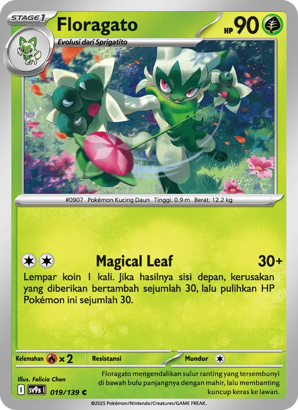 Kartu Floragato dari Ikatan Takdir, nomor 019/139