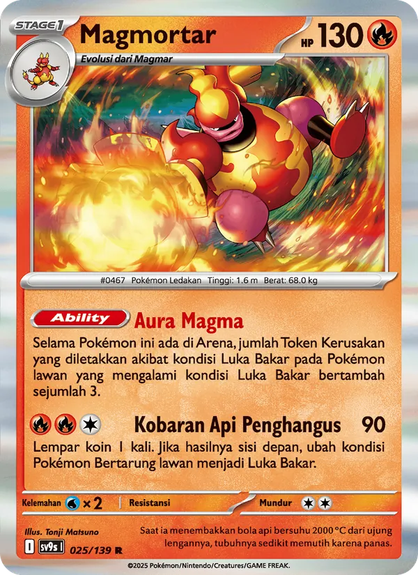 Kartu Magmortar dari Ikatan Takdir, nomor 025/139