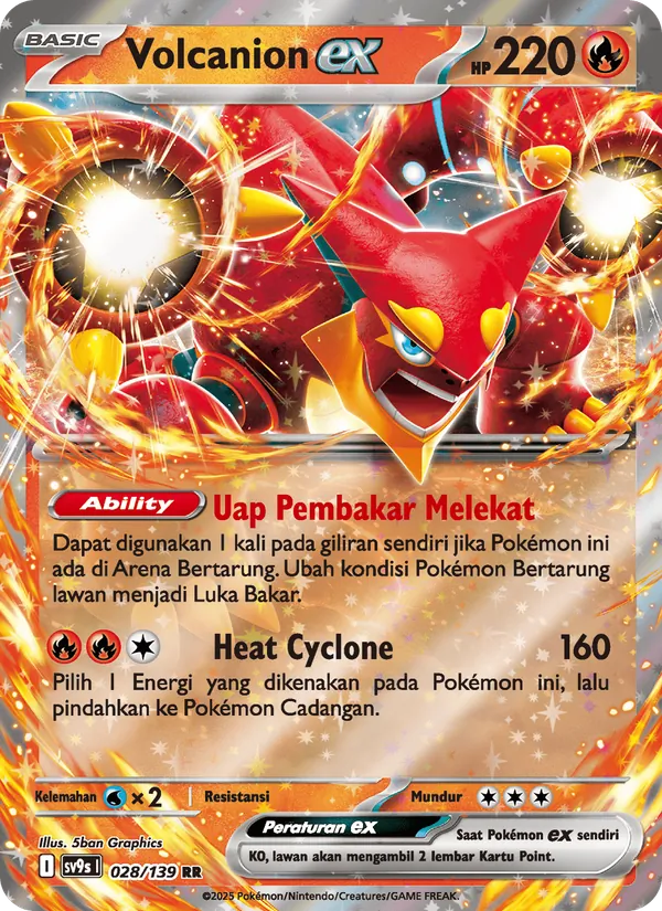 Kartu Volcanion ex dari Ikatan Takdir, nomor 028/139