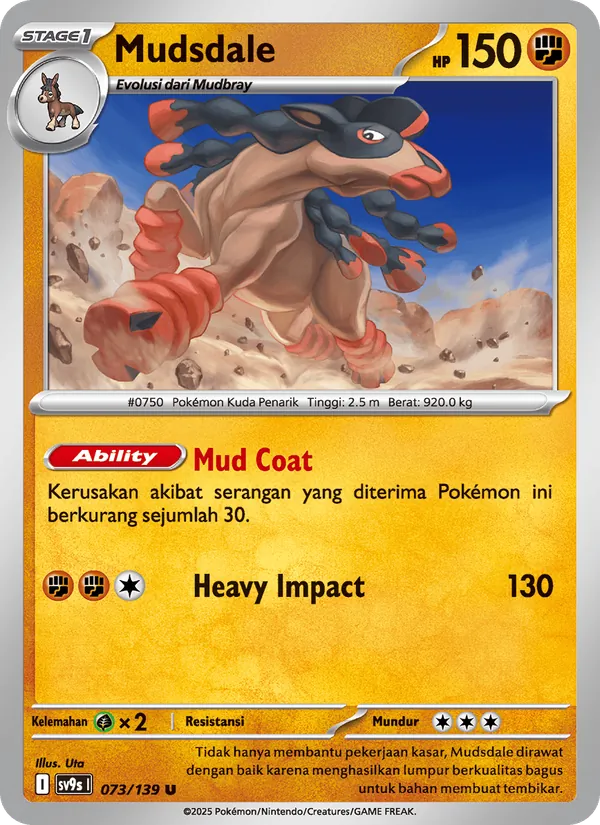 Kartu Mudsdale dari Ikatan Takdir, nomor 073/139