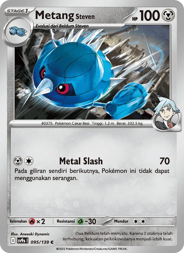 Kartu Metang <Steven> dari Ikatan Takdir, nomor 095/139
