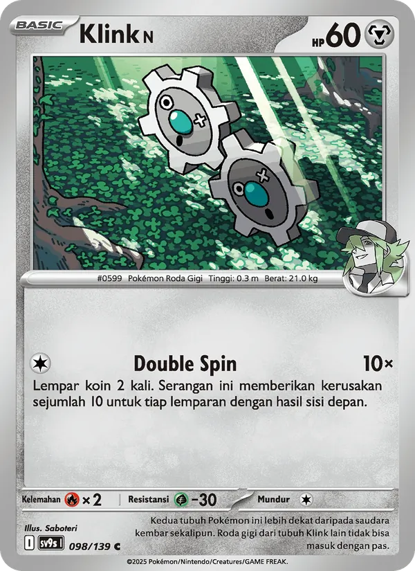 Kartu Klink <N> dari Ikatan Takdir, nomor 098/139