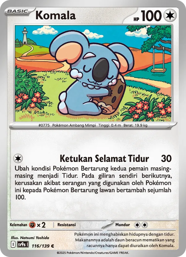 Kartu Komala dari Ikatan Takdir, nomor 116/139