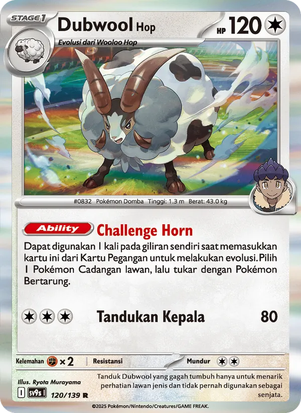 Kartu Dubwool <Hop> dari Ikatan Takdir, nomor 120/139