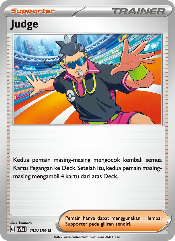 Kartu Judge dari Ikatan Takdir, nomor 132/139