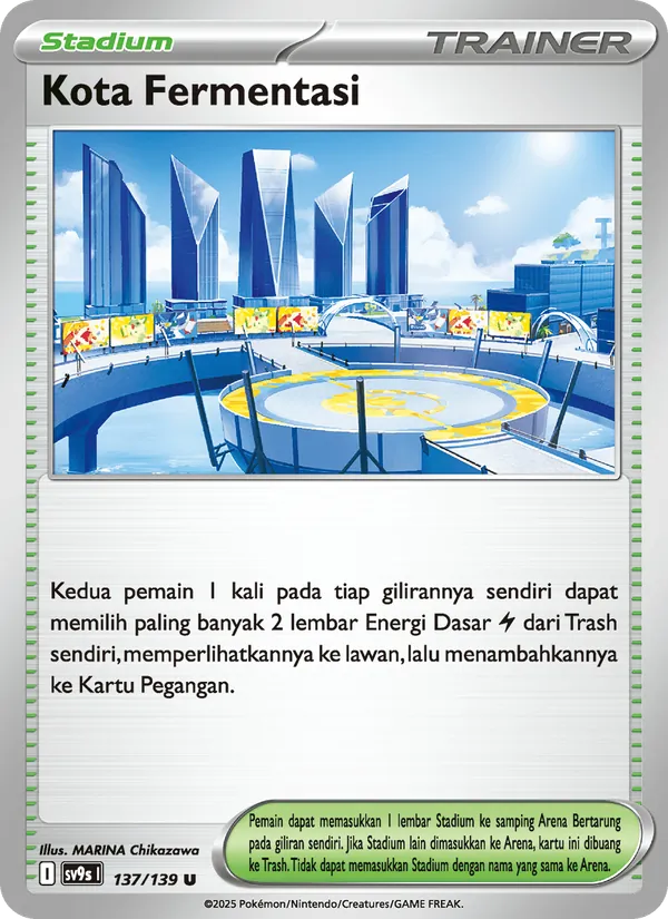 Kartu Kota Fermentasi dari Ikatan Takdir, nomor 137/139