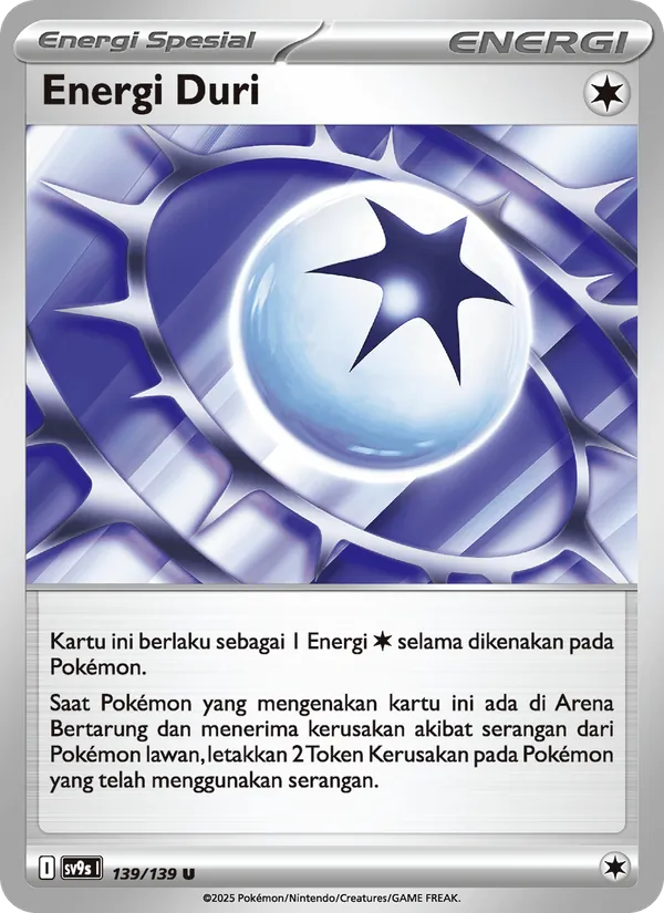 Kartu Energi Duri dari Ikatan Takdir, nomor 139/139