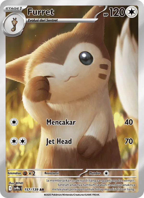 Kartu Furret dari Ikatan Takdir, nomor 157/139