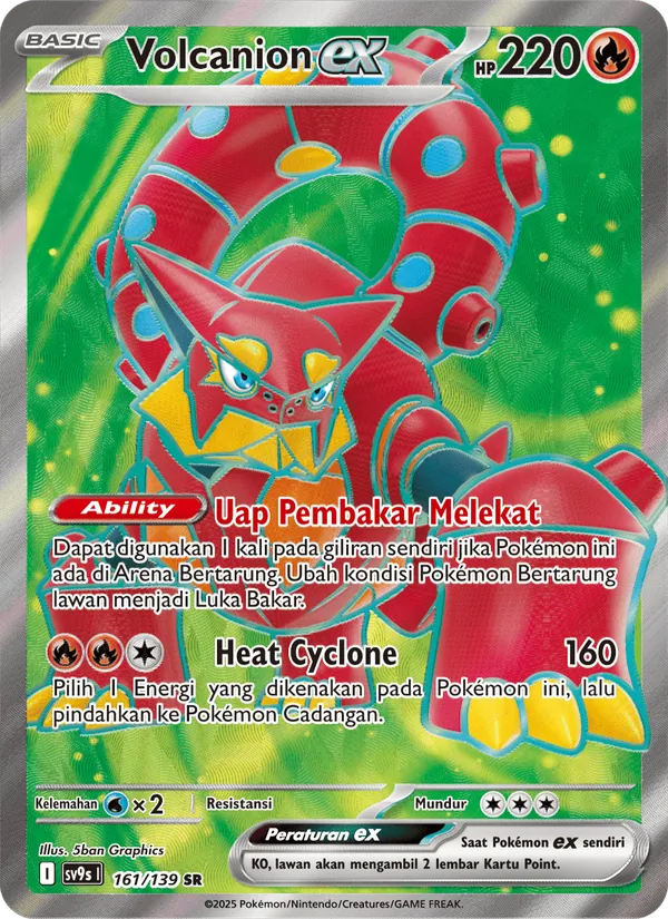 Kartu Volcanion ex dari Ikatan Takdir, nomor 161/139