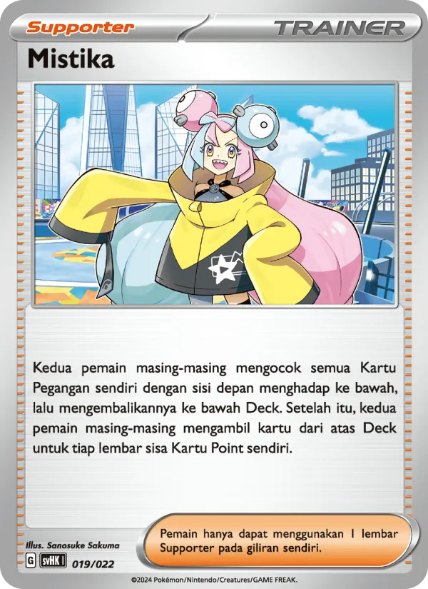 Kartu Mistika dari Koraidon ex Purba, nomor 019/22