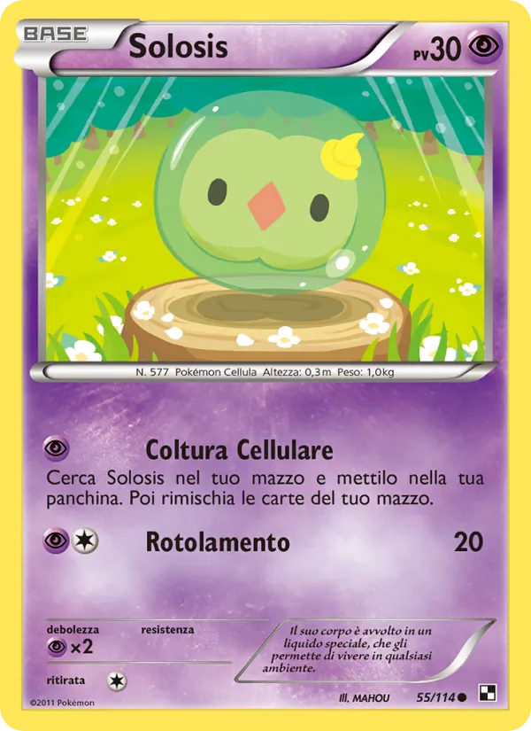 Carta Solosis dell'espansione Nero e Bianco, numero 55/114