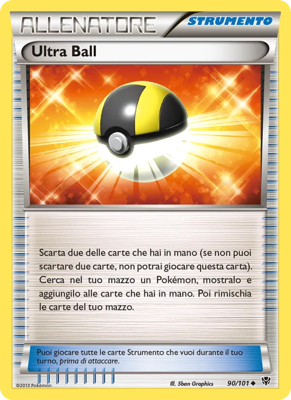 Carta Ultra Ball dell'espansione Esplosione Plasma, numero 90/101