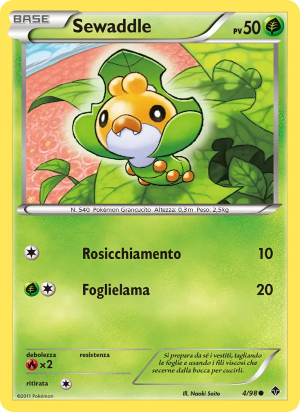 Carta Sewaddle dell'espansione Nuove Forze, numero 4/98