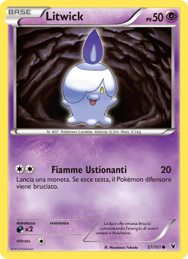 Carta Litwick dell'espansione Vittorie Regali, numero 57/101