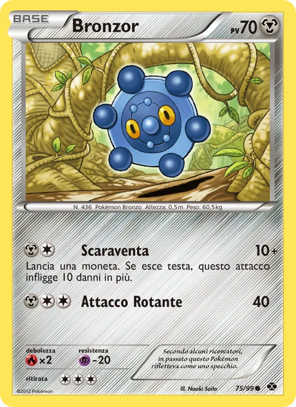 Carta Bronzor dell'espansione Destini Futuri, numero 75/99