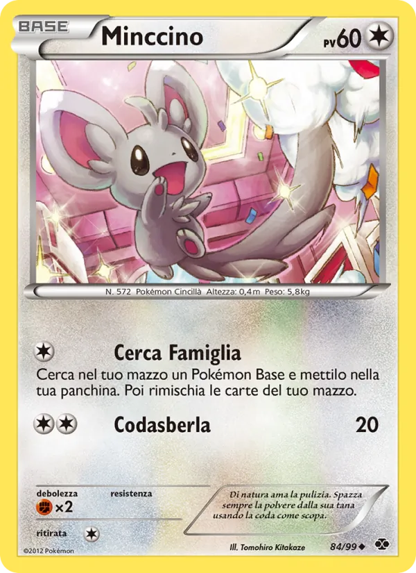 Carta Minccino dell'espansione Destini Futuri, numero 84/99