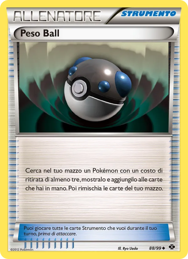 Carta Peso Ball dell'espansione Destini Futuri, numero 88/99