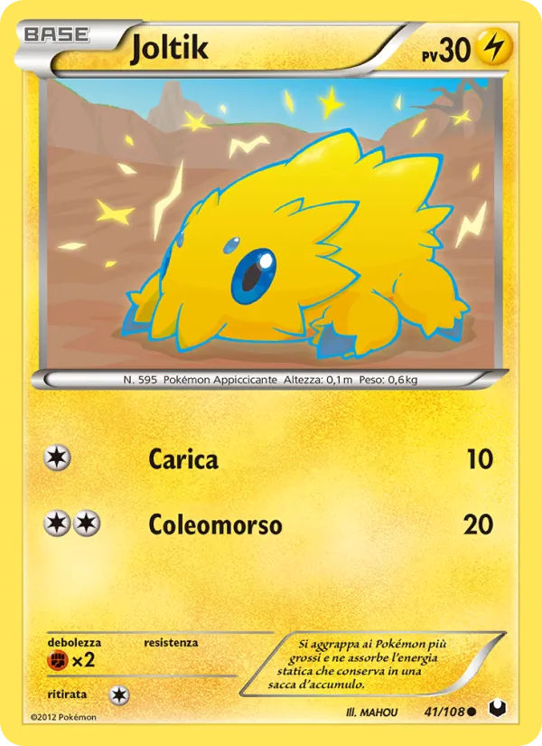 Carta Joltik dell'espansione Esploratori delle Tenebre, numero 41/108