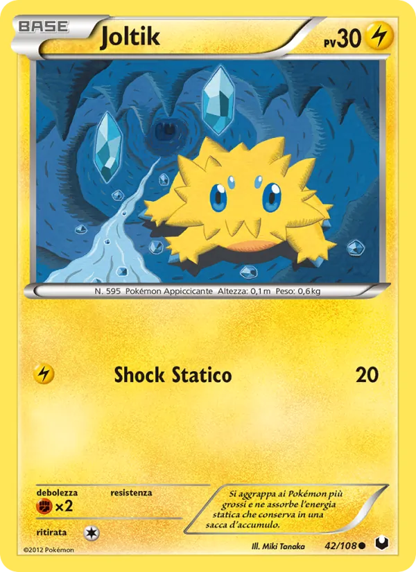 Carta Joltik dell'espansione Esploratori delle Tenebre, numero 42/108