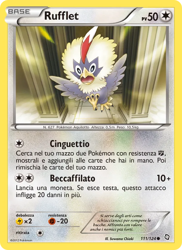 Carta Rufflet dell'espansione Stirpe dei Draghi, numero 111/124