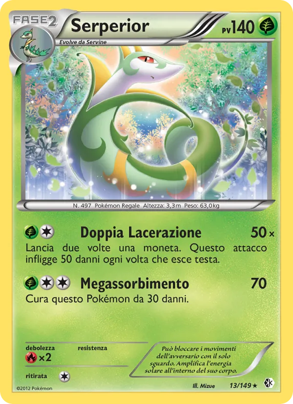 Carta Serperior dell'espansione Confini Varcati, numero 13/149