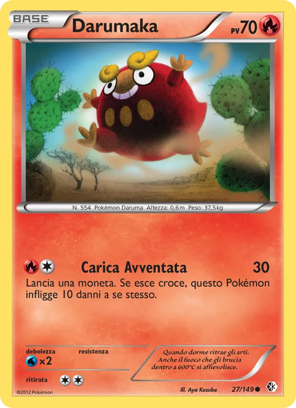 Carta Darumaka dell'espansione Confini Varcati, numero 27/149