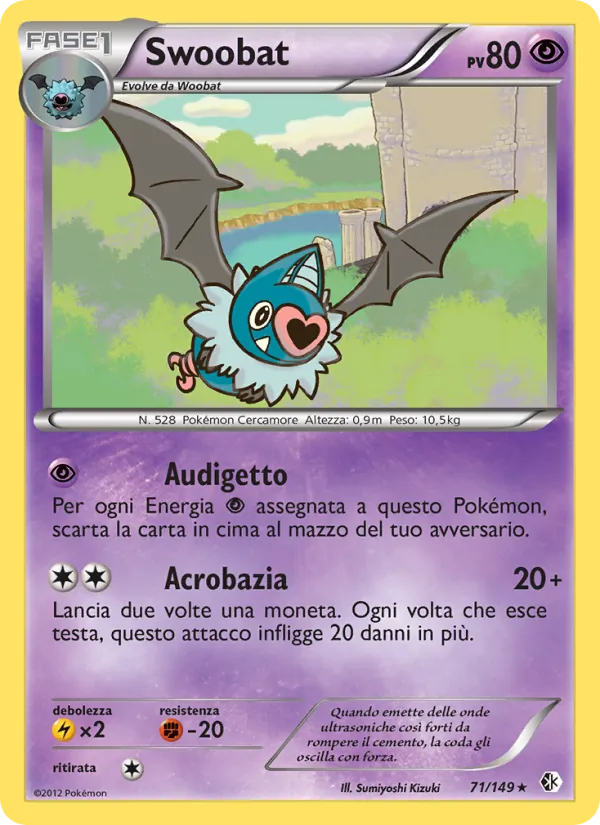 Carta Swoobat dell'espansione Confini Varcati, numero 71/149