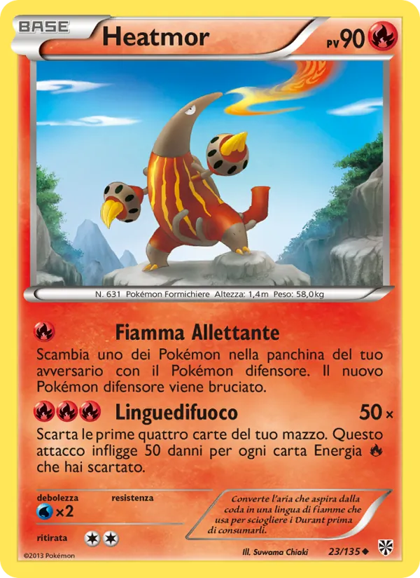 Carta Heatmor dell'espansione Uragano Plasma, numero 23/135