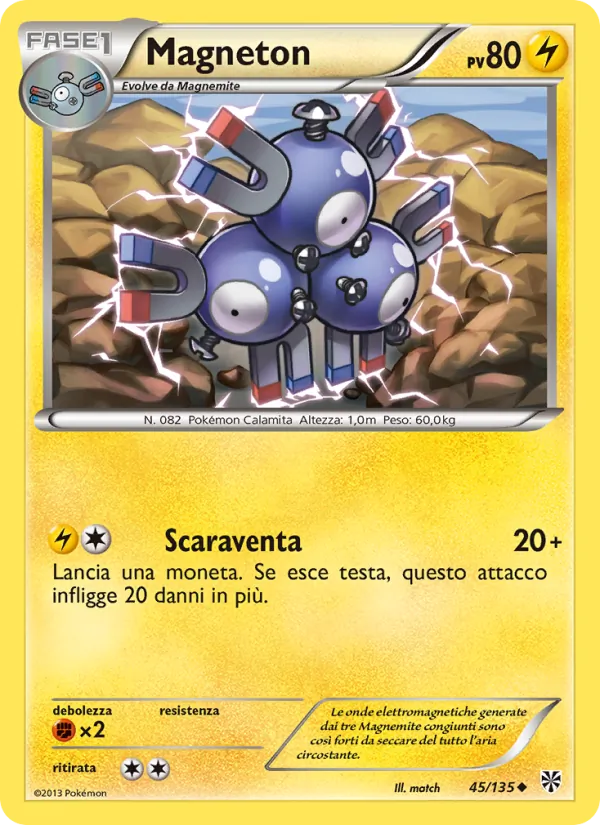 Carta Magneton dell'espansione Uragano Plasma, numero 45/135