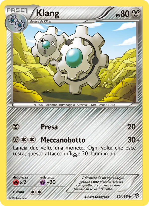 Carta Klang dell'espansione Uragano Plasma, numero 89/135