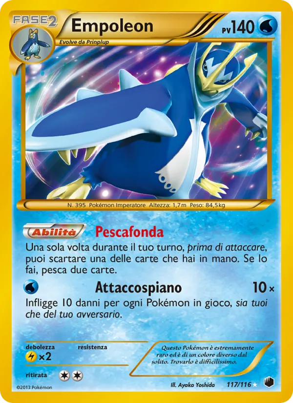 Carta Empoleon dell'espansione Glaciazione Plasma, numero 117/116