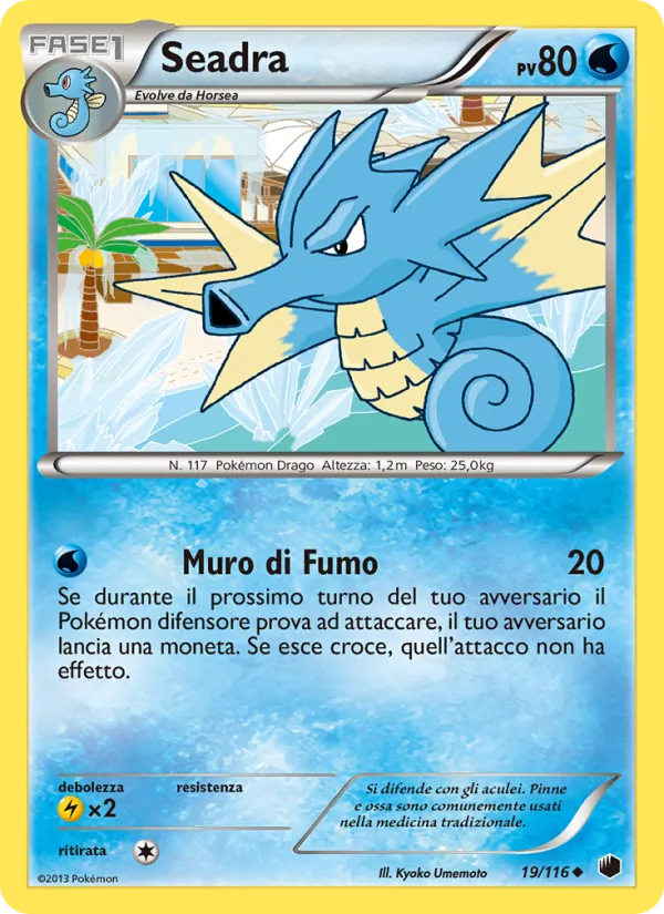 Carta Seadra dell'espansione Glaciazione Plasma, numero 19/116
