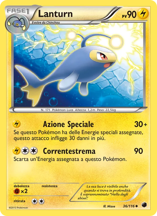Carta Lanturn dell'espansione Glaciazione Plasma, numero 36/116