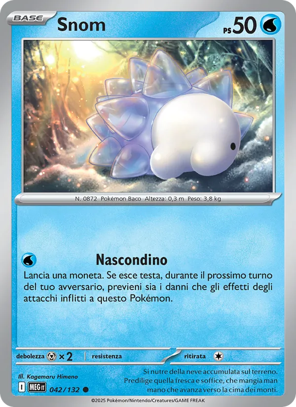 Carta Snom dell'espansione Megaevoluzione, numero 042/132