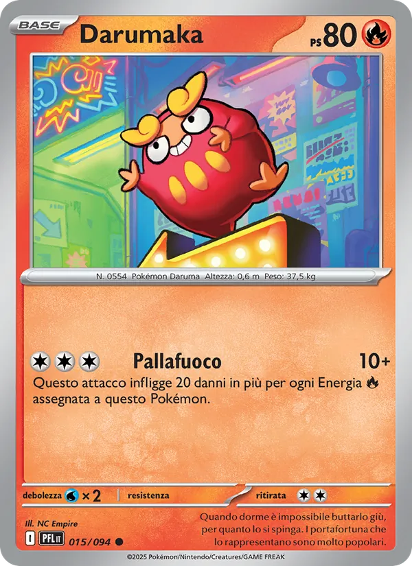 Carta Darumaka dell'espansione Fiamme Spettrali, numero 015/94