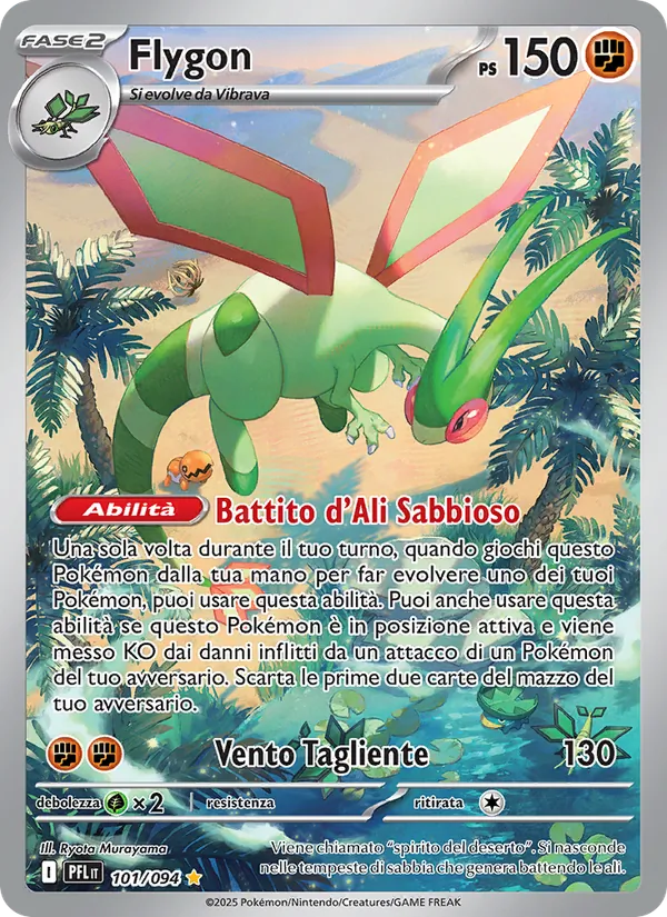 Carta Flygon dell'espansione Fiamme Spettrali, numero 101/94