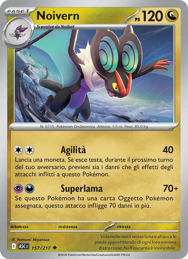 Carta Noivern dell'espansione Ascesa Eroica, numero 157/217