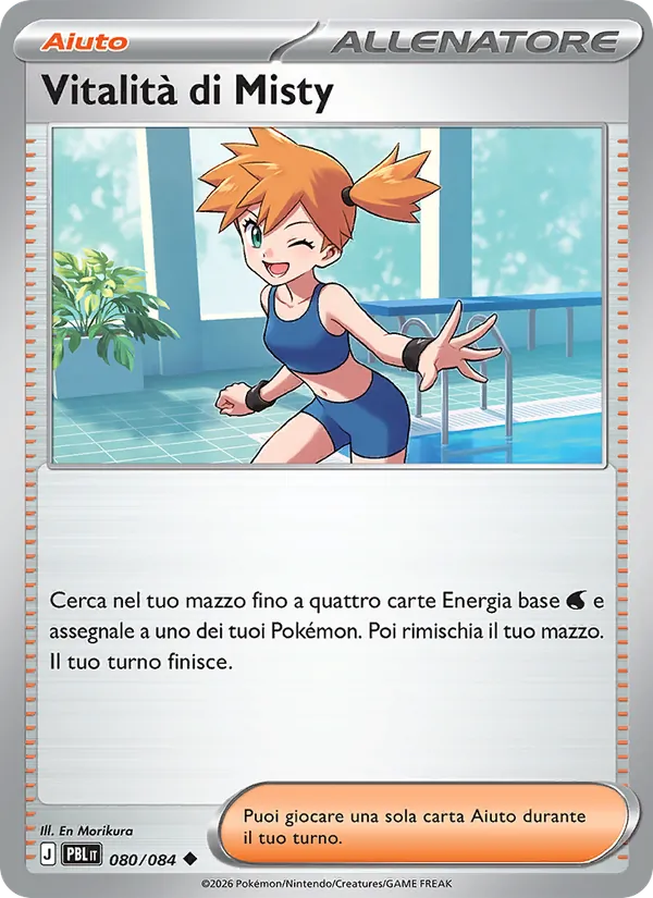 Carta Vitalità di Misty dell'espansione Buio Pesto, numero 080/84