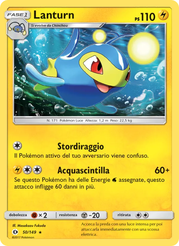 Carta Lanturn dell'espansione Sole e Luna, numero 50/149