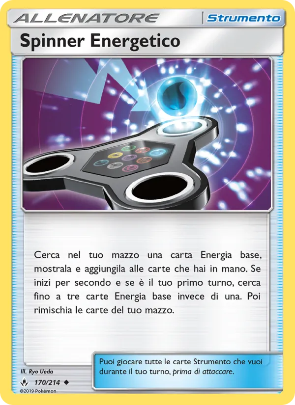 Carta Spinner Energetico dell'espansione Legami Inossidabili, numero 170/214
